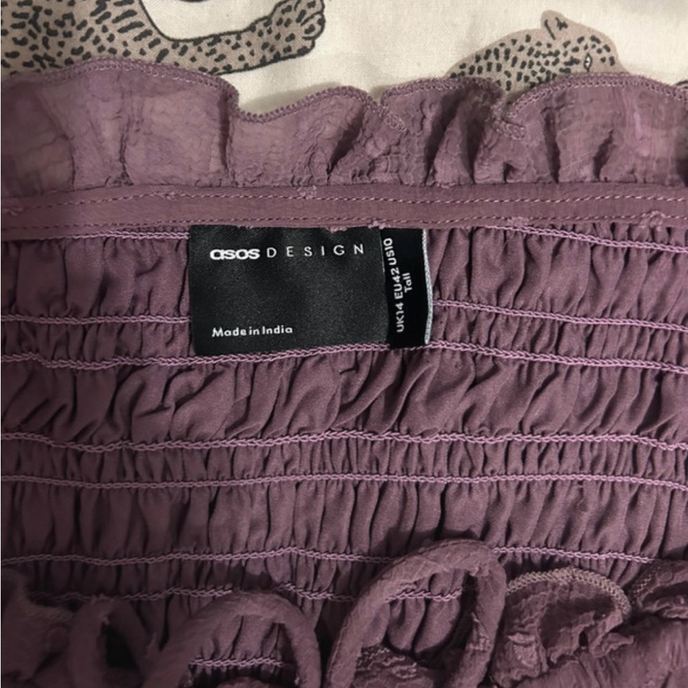ASOS Purple Midi Dress - Picture 4 of 4